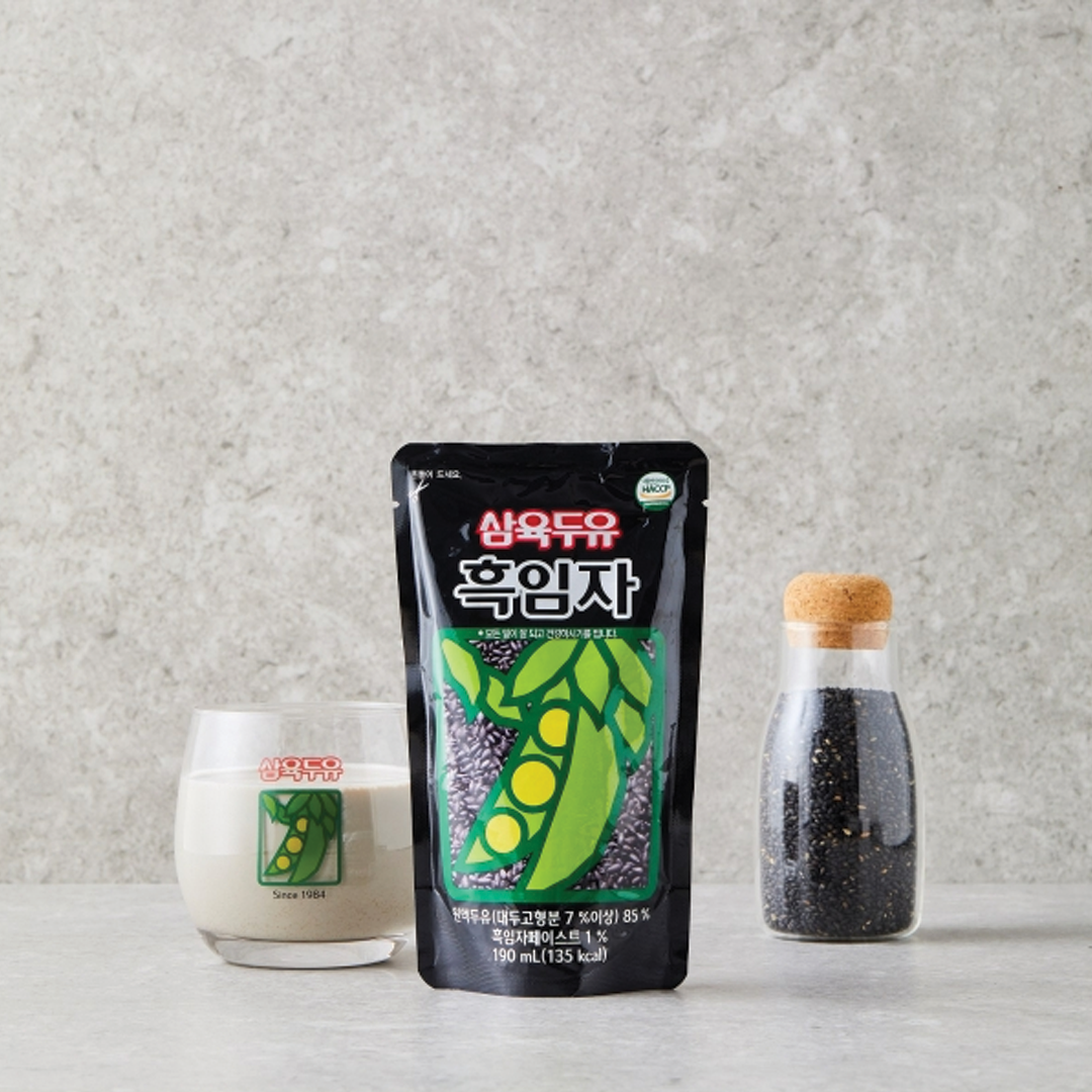 Samyuk Black Sesame Soy Milk 190ML*15