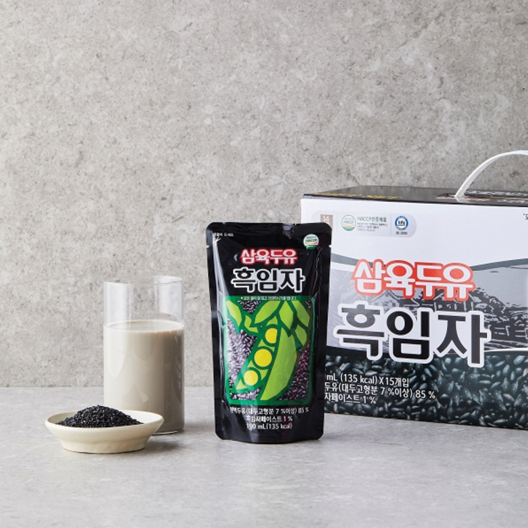 Samyuk Black Sesame Soy Milk 190ML*15
