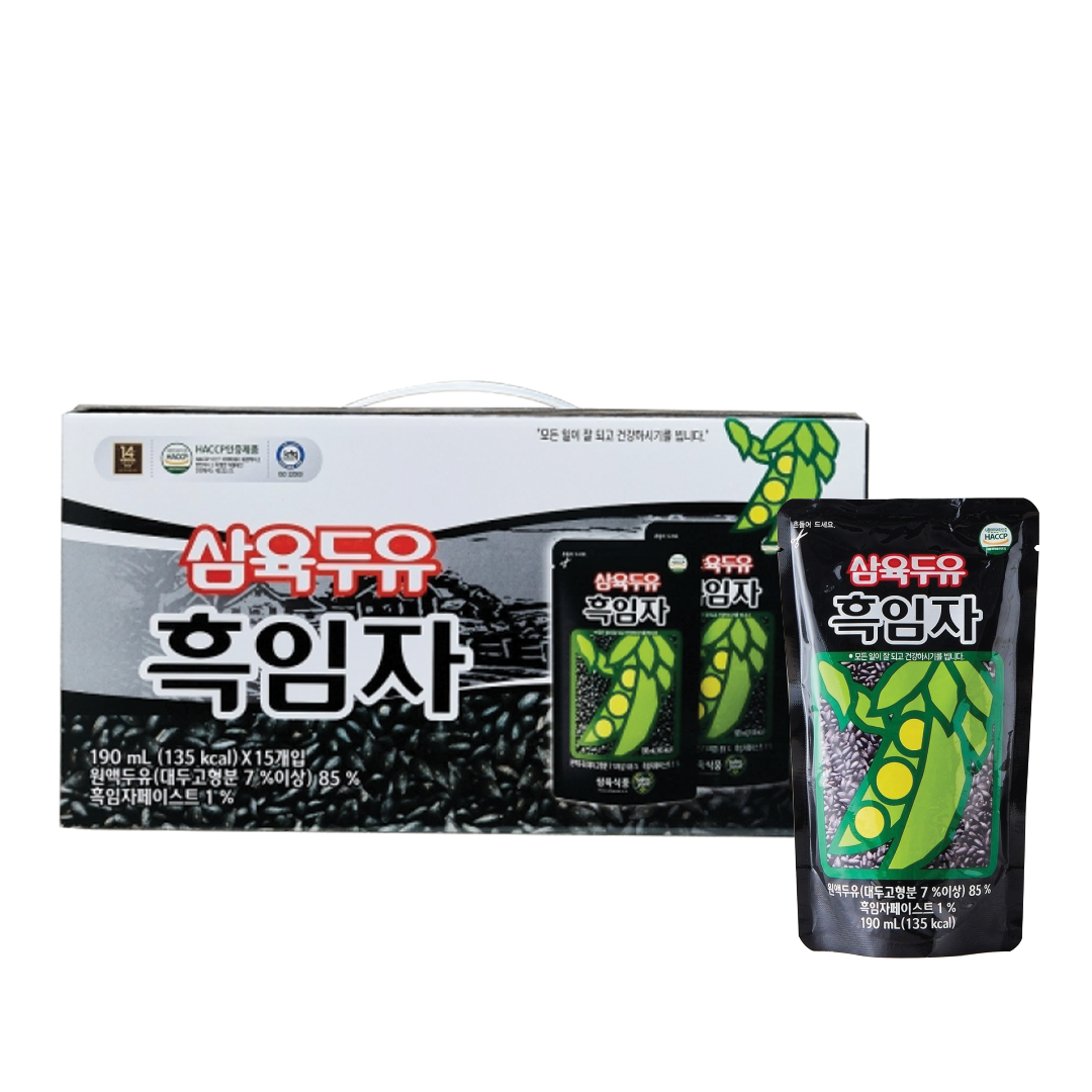 Samyuk Black Sesame Soy Milk 190ML*15