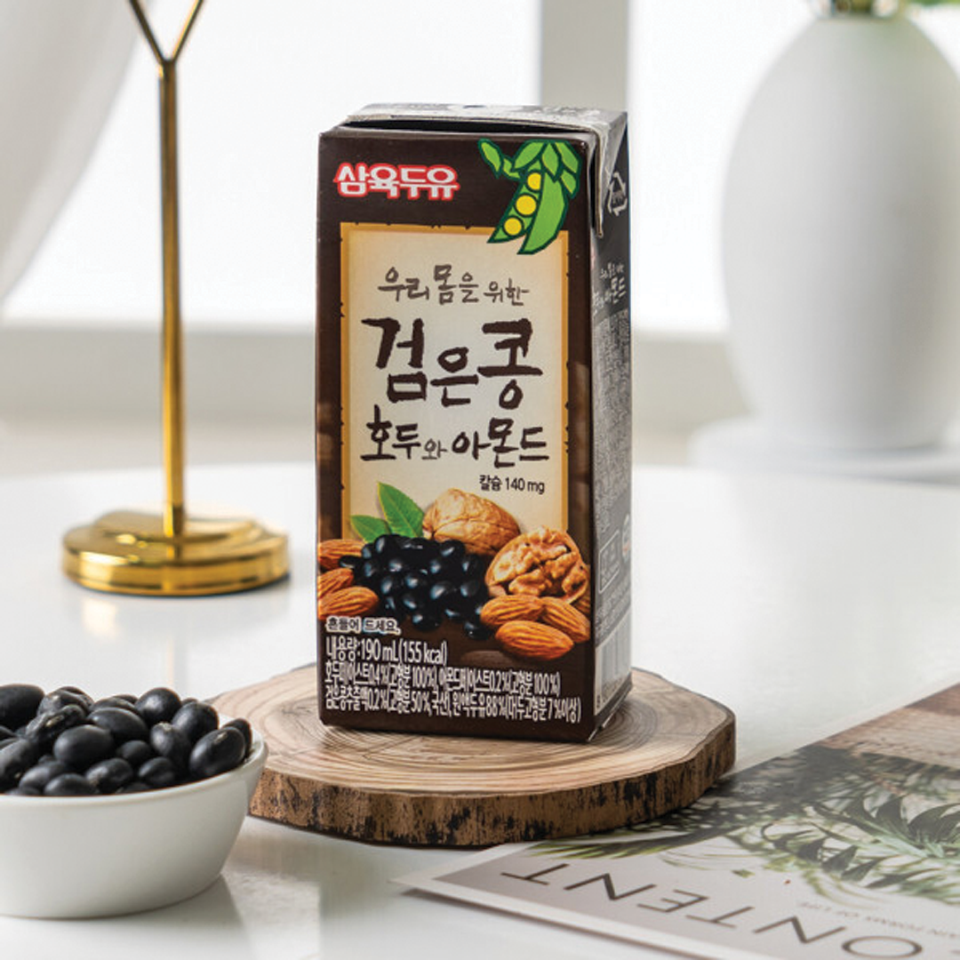 Samyuk Soybean Milk Black Bean Walnut &  Almond 190ML*24
