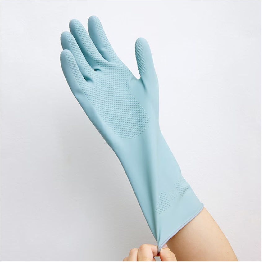 Dishwashing Rubber Gloves - Pastel Blue (Large)