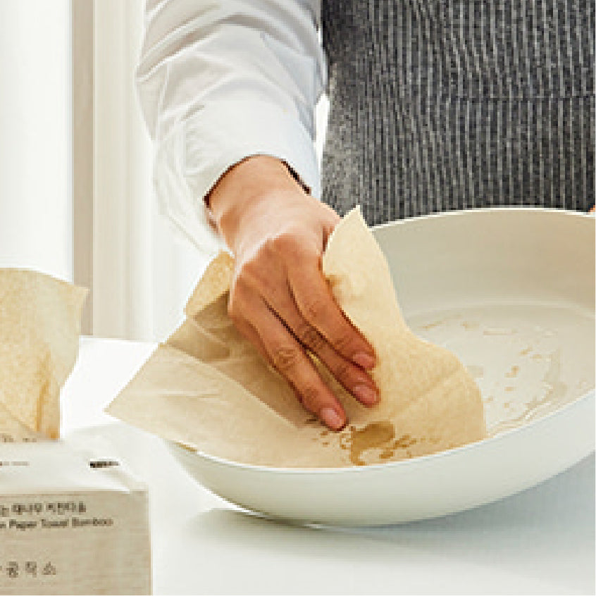 Bamboo Kitchen Towel - 100 sheet x 3ea