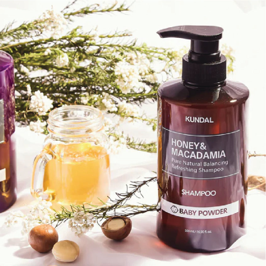 KUNDAL HONEY & MACADAMIA NATURE SHAMPOO BABY POWDER