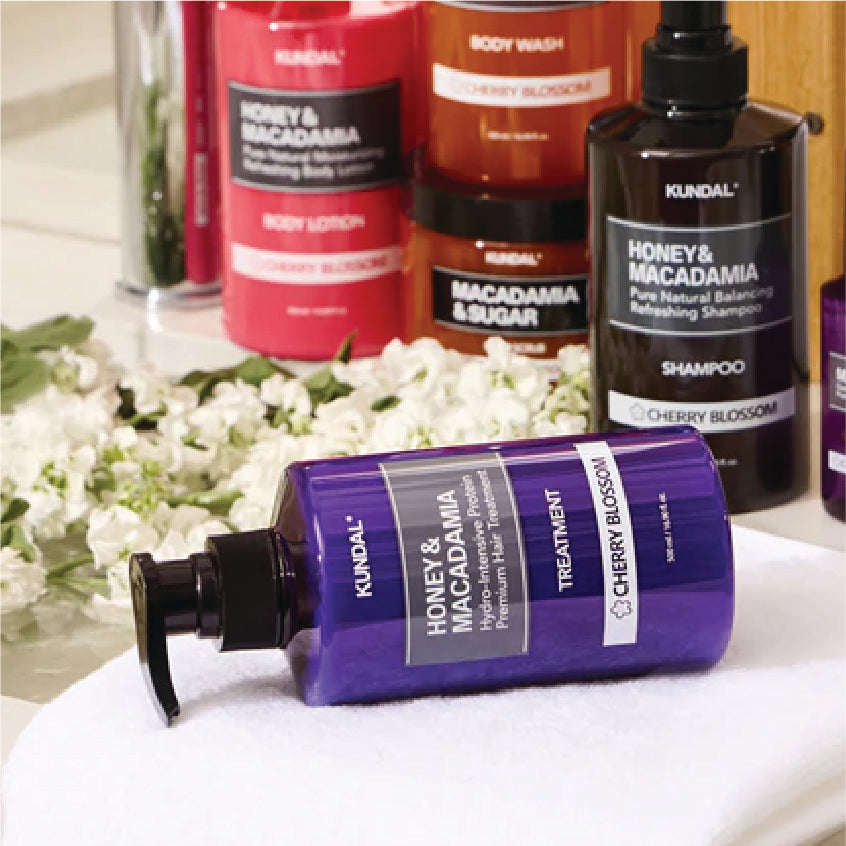KUNDAL HONEY & MACADAMIA HAIR TREATMENT CHERRY BLOSSOM