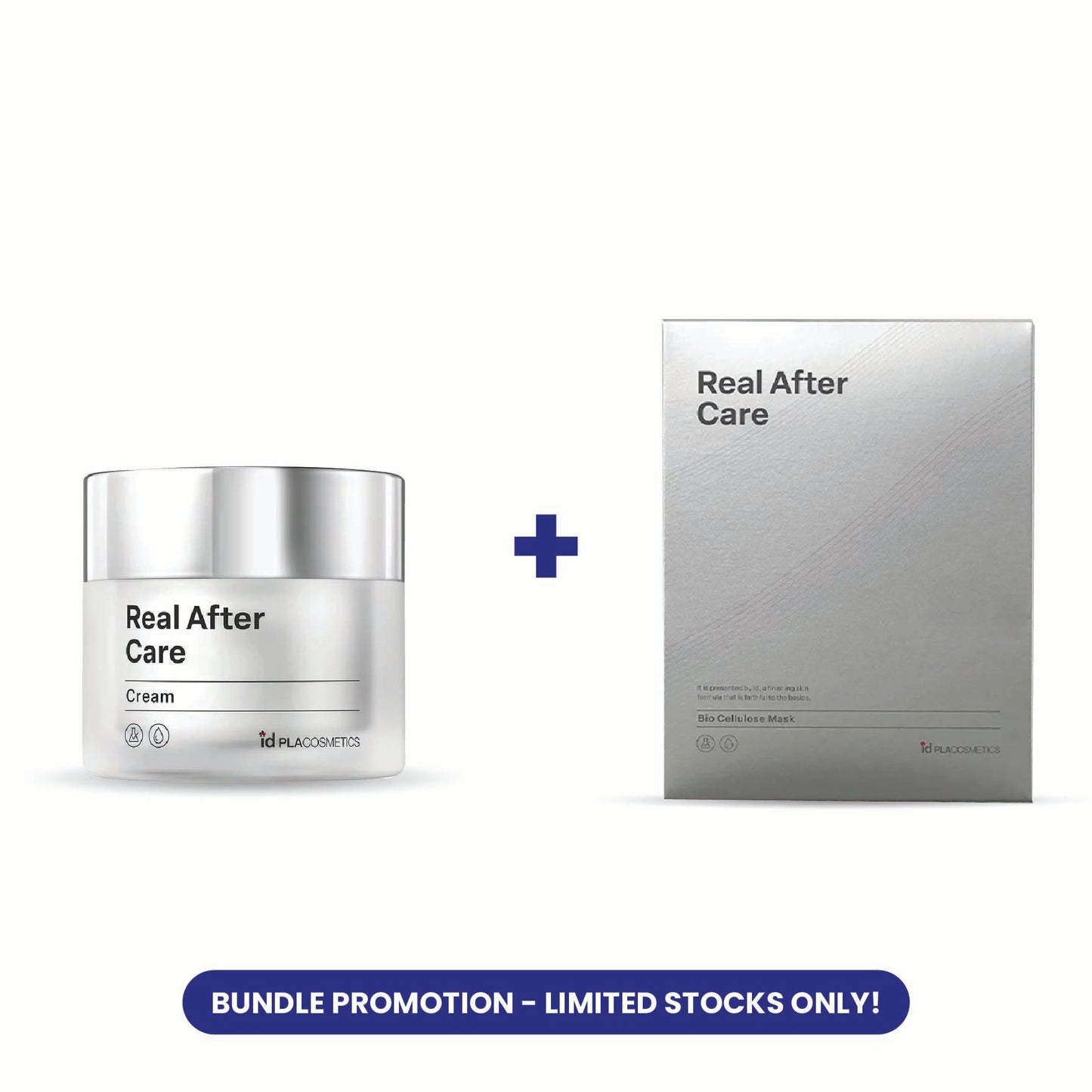 ID PLACOSMETICS REAL AFTER CARE MASK (5EA) + CREAM 50ML