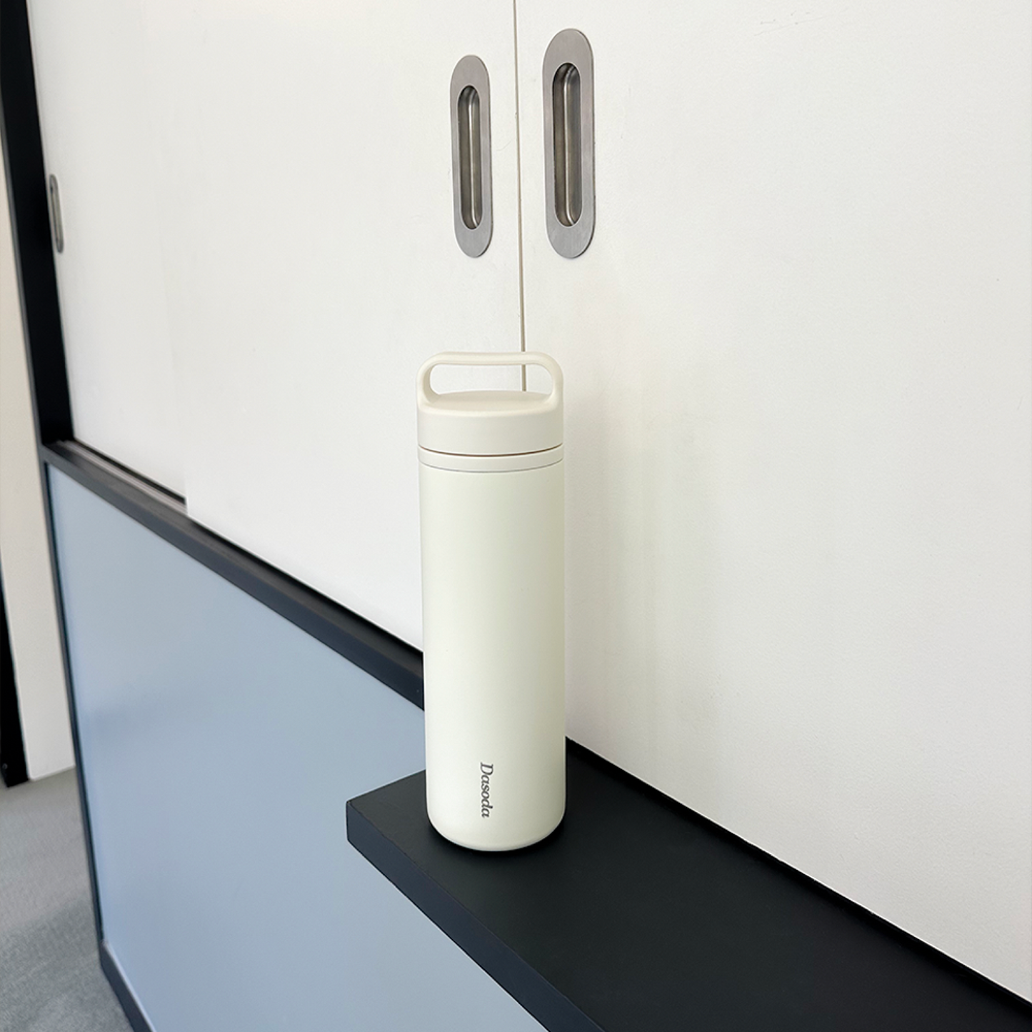 Dasoda Thermos Tumbler - Cream Ivory | 다소다 이지십 보온병 보온 보냉 물통 물병 텀블러 600ml, 크림아이보리