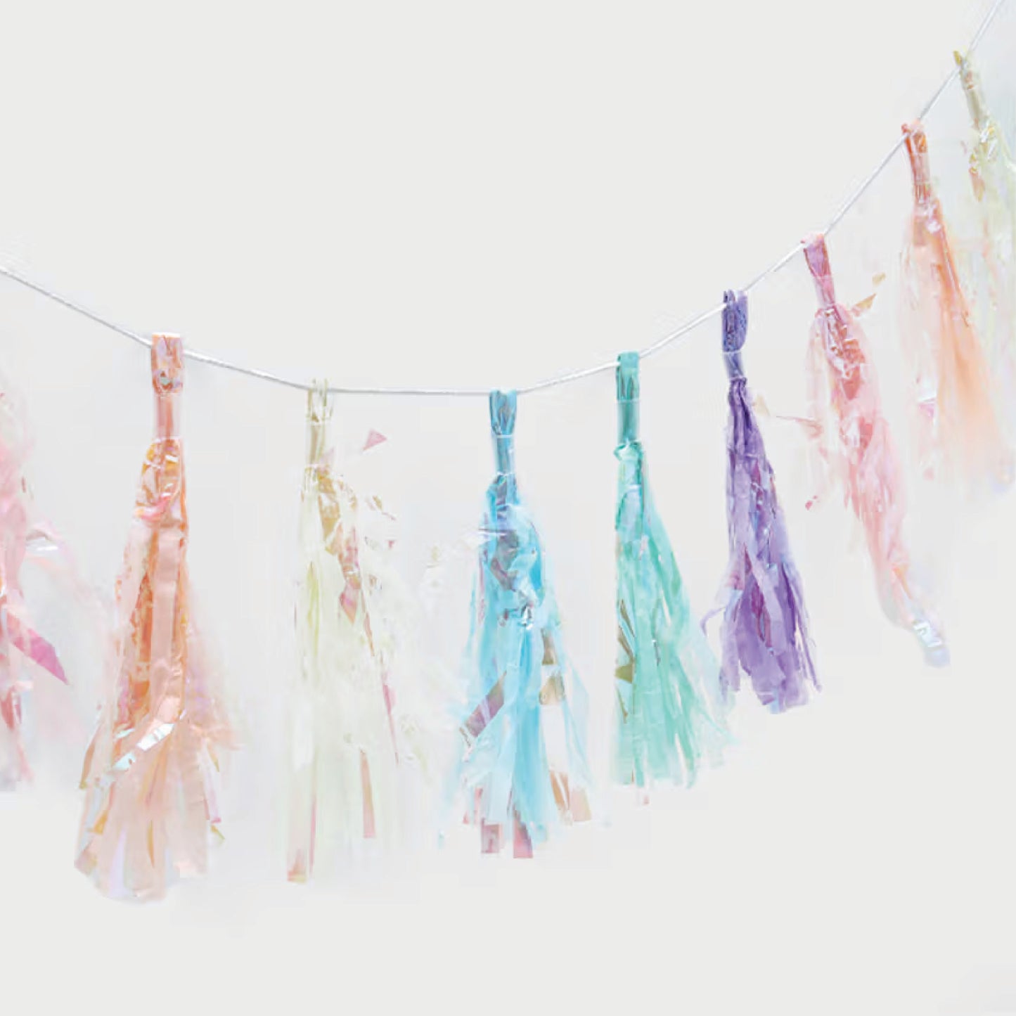 Rainbow Tassel Garland