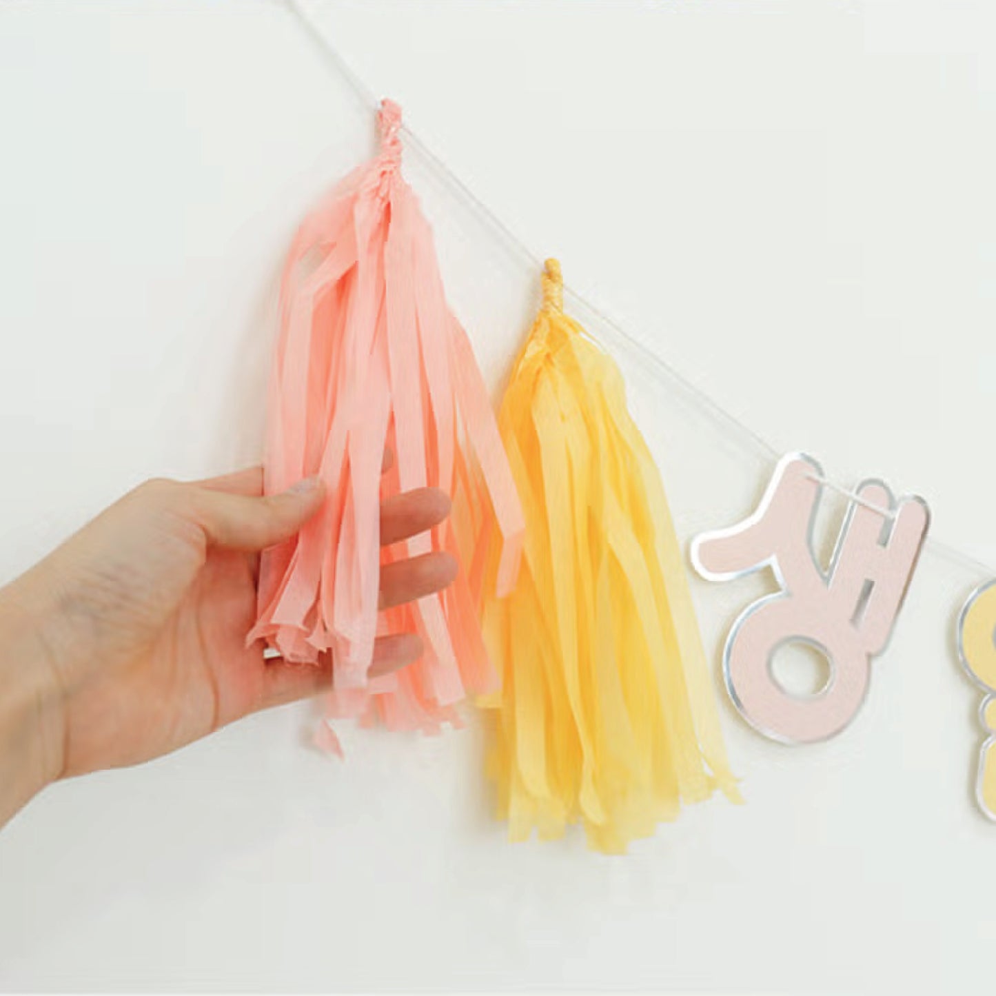 Happy Birthday Tassel Garland