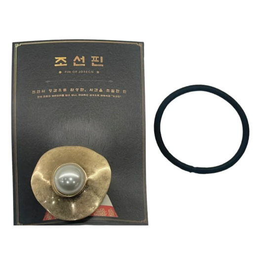 Pin of Joseon Gold Flower Pearl Hair Pin