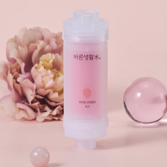 바른수 샤워필터 로즈 Bareun Soo Korean Shower Filter (Rose)
