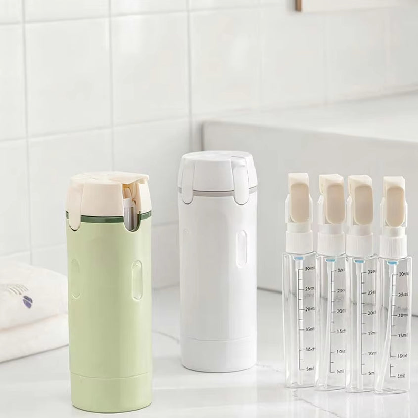 4 in 1 Travel pump Bottle (Green)