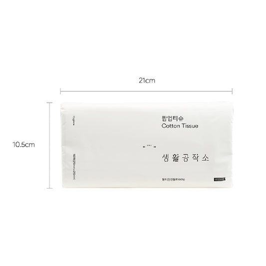 Cotton Pop-up Tissue / 3 packs * 180 sheets