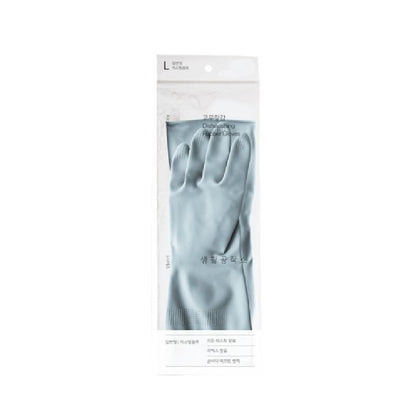 Dishwashing Rubber Gloves - Pastel Blue (Large)