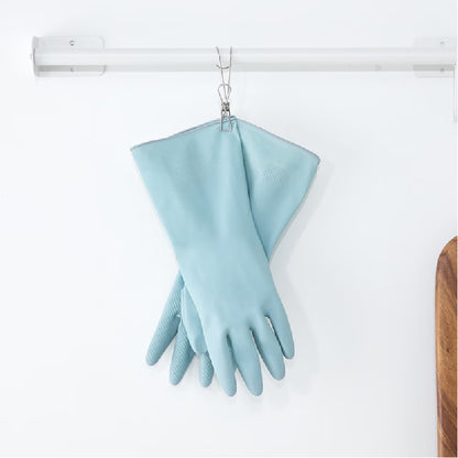 Dishwashing Rubber Gloves - Pastel Blue (Large)