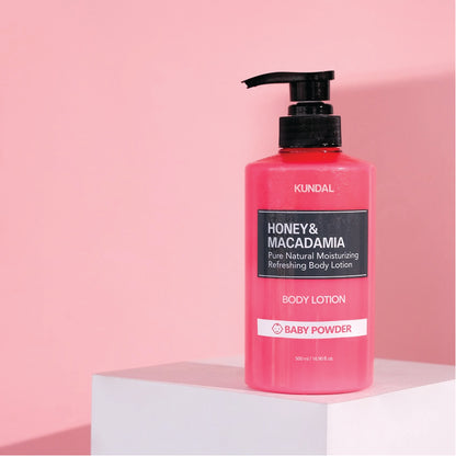 KUNDAL HONEY & MACADAMIA PURE BODY LOTION BABY POWDER