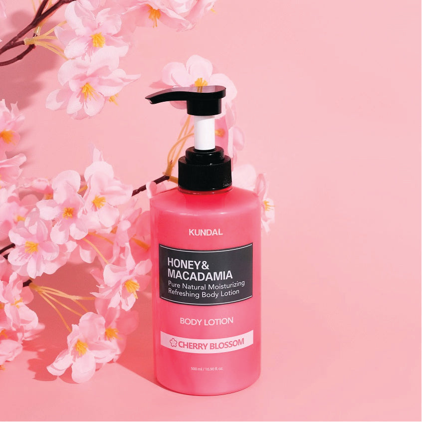 KUNDAL HONEY & MACADAMIA PURE BODY LOTION CHERRY BLOSSOM