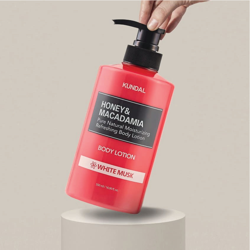 KUNDAL HONEY & MACADAMIA PURE BODY LOTION WHITE MUSK