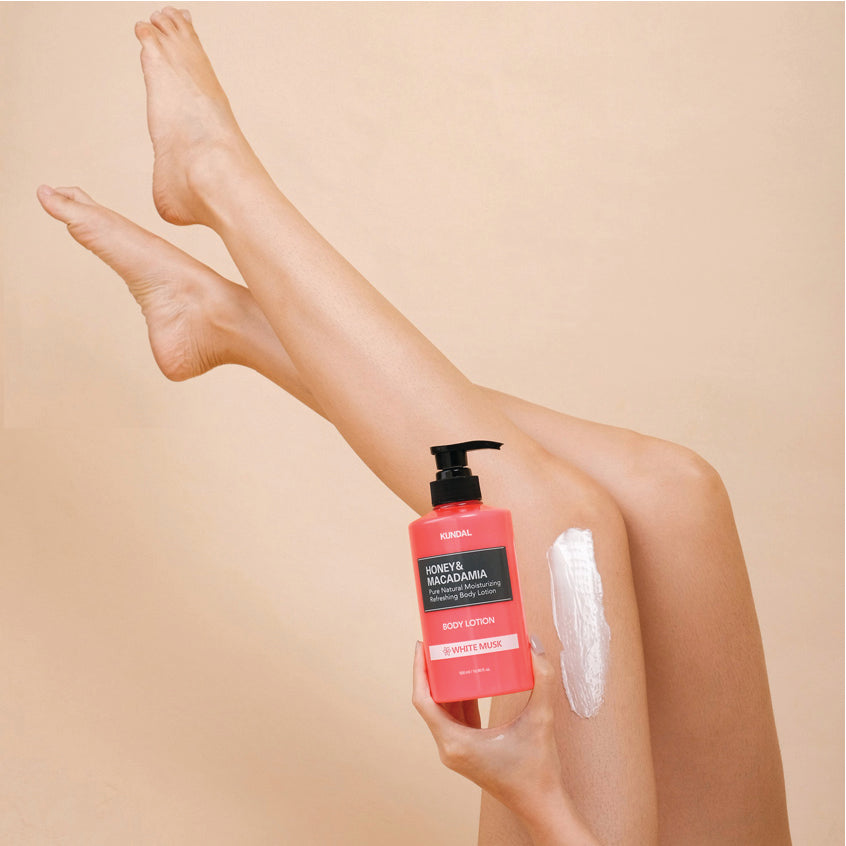 KUNDAL HONEY & MACADAMIA PURE BODY LOTION WHITE MUSK