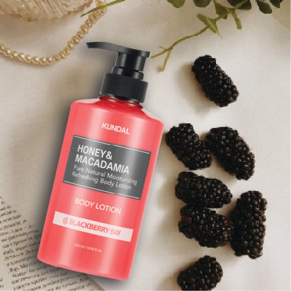KUNDAL HONEY & MACADAMIA PURE BODY LOTION BLACKBERRY BAY