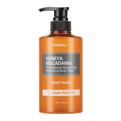 KUNDAL HONEY & MACADAMIA PURE BODY WASH BABY POWDER