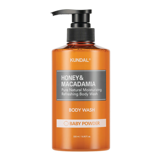 KUNDAL HONEY & MACADAMIA PURE BODY WASH BABY POWDER