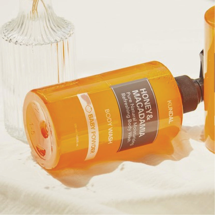 KUNDAL HONEY & MACADAMIA PURE BODY WASH BABY POWDER