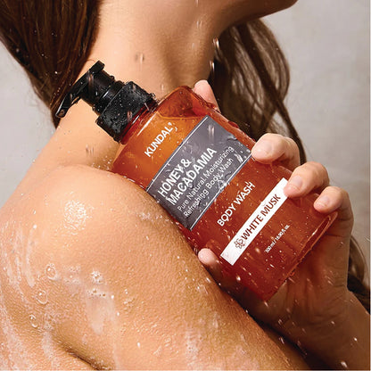 KUNDAL HONEY & MACADAMIA PURE BODY WASH WHITE MUSK