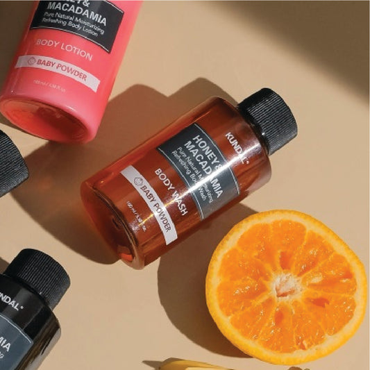 KUNDAL HONEY & MACADAMIA PURE BODY WASH BABY POWDER 100ml