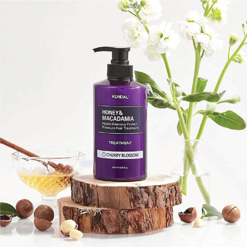 KUNDAL HONEY & MACADAMIA HAIR TREATMENT CHERRY BLOSSOM