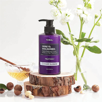 KUNDAL HONEY & MACADAMIA HAIR TREATMENT CHERRY BLOSSOM