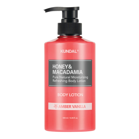 KUNDAL HONEY & MACADAMIA PURE BODY LOTION AMBER VANILLA