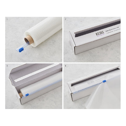 [KS365] Disposable Cutting Board Roll (30cm * 10m) | [KS365] 위생적으로 잘라쓰는 일회용 컷팅 도마 (30cm*10M)