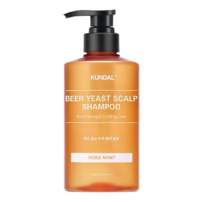 KUNDAL BEER YEAST SCALP SHAMPOO HERB MINT