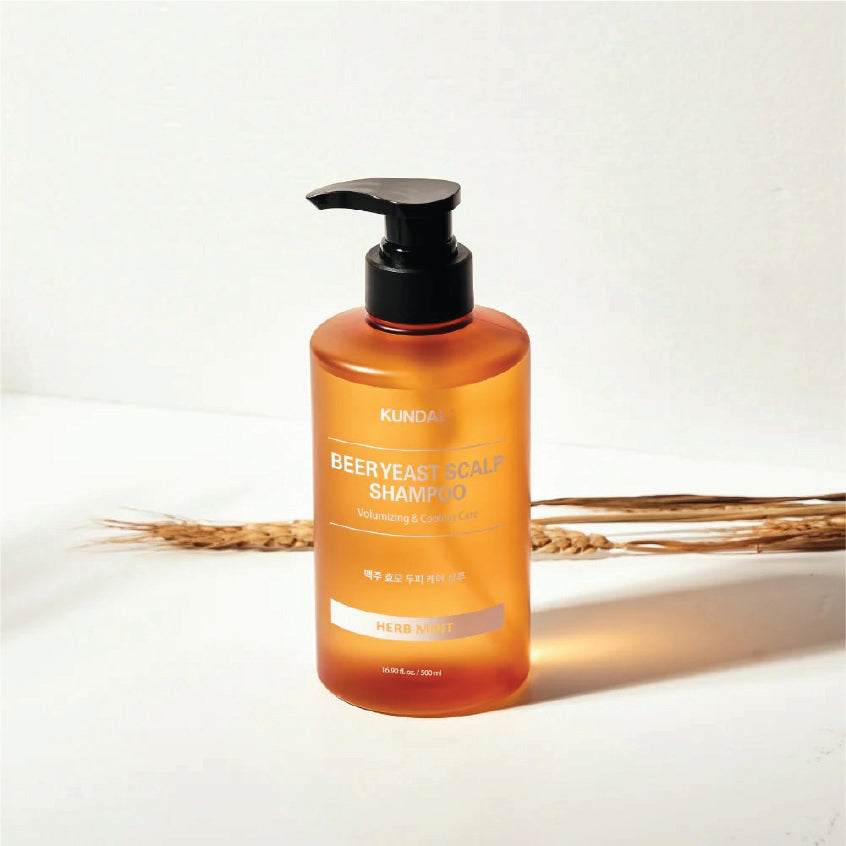 KUNDAL BEER YEAST SCALP SHAMPOO HERB MINT
