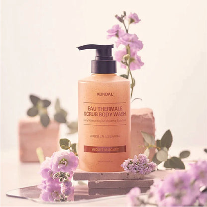 KUNDAL EAU THERMALE SPA SCRUB BODY WASH VIOLET MUGUET