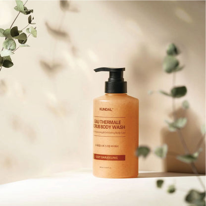KUNDAL EAU THERMALE SPA SCRUB BODY WASH COZY DARJEELING