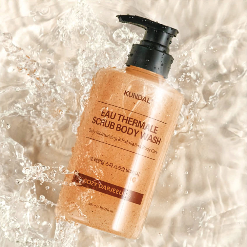 KUNDAL EAU THERMALE SPA SCRUB BODY WASH COZY DARJEELING