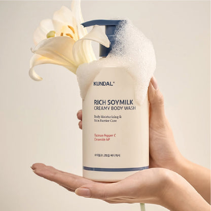 KUNDAL RICH SOYMILK CREAMY BODY WASH MELLOW VANILLA