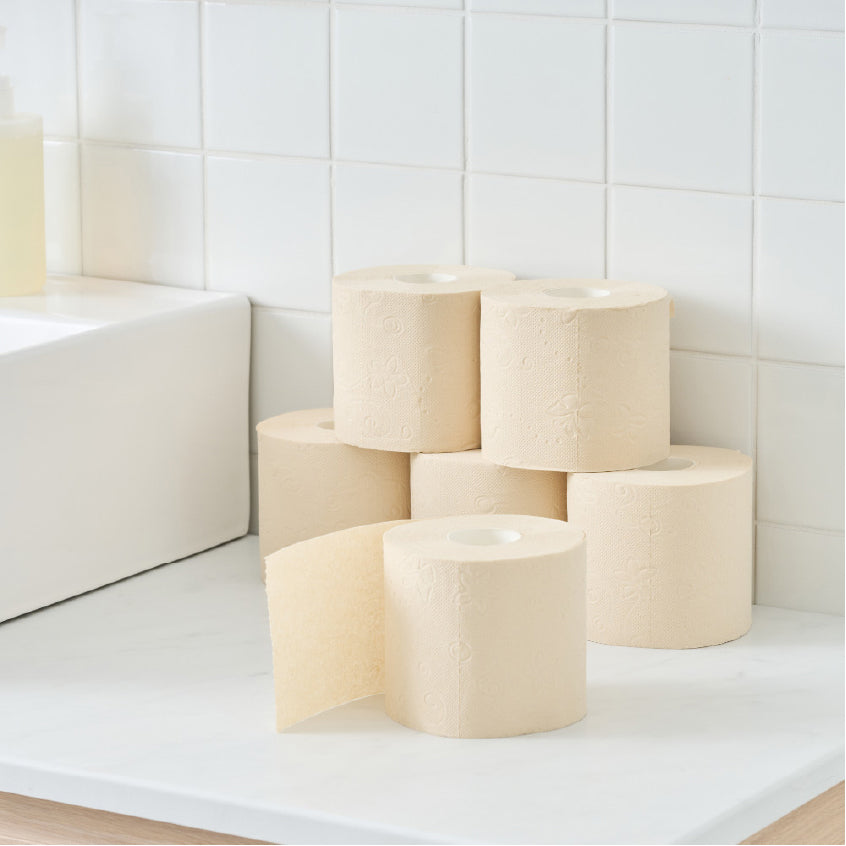 Bamboo Roll Tissue 27m x 6 roll