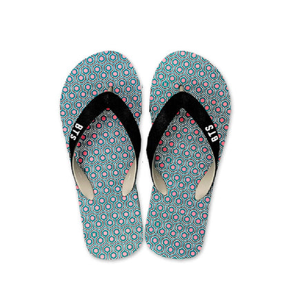 BTS Idol Basic Flip Flops (Blue-25cm)