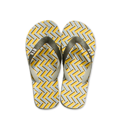 BTS Idol Basic Flip Flops (Grey-25cm)