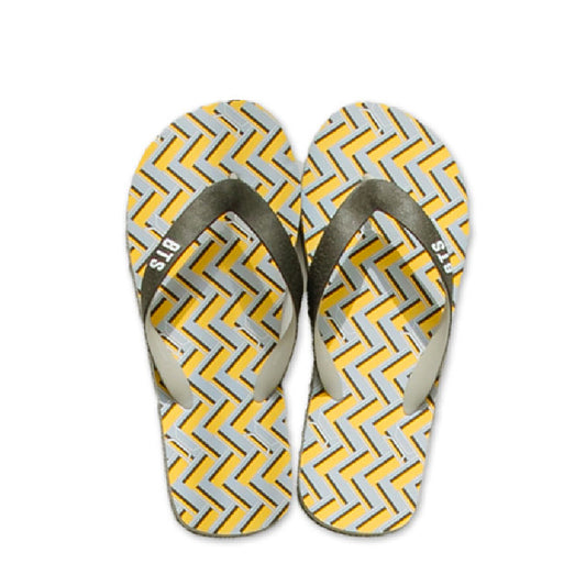 BTS Idol Basic Flip Flops (Grey-25cm)