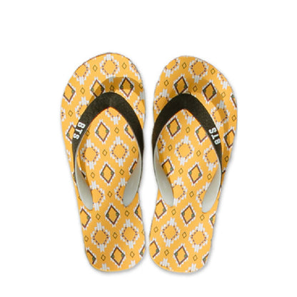 BTS Idol Basic Flip Flops (Yellow-25cm)