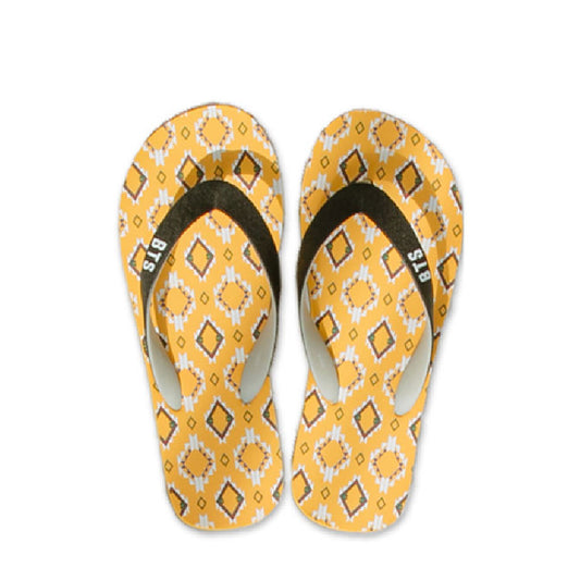 BTS Idol Basic Flip Flops (Yellow-25cm)