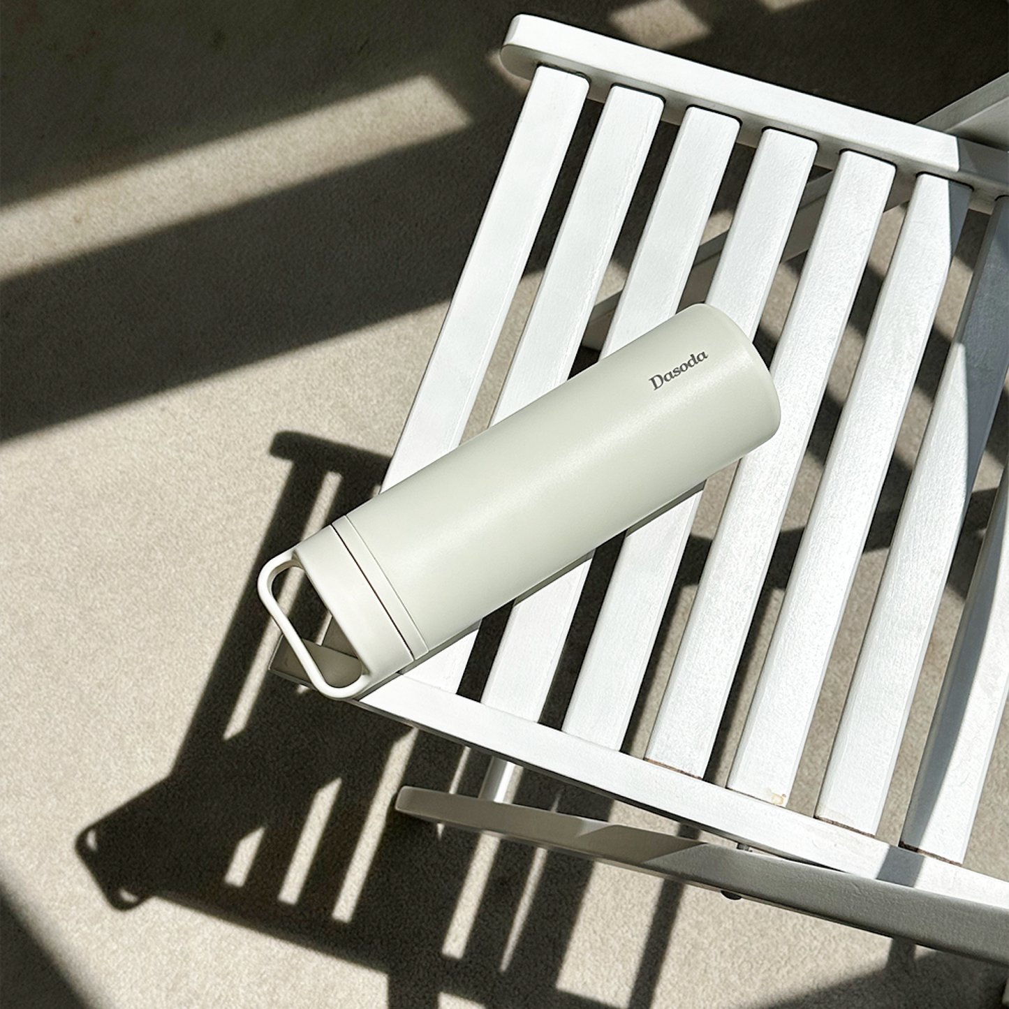 Dasoda Thermos Tumbler - Cream Ivory | 다소다 이지십 보온병 보온 보냉 물통 물병 텀블러 600ml, 크림아이보리
