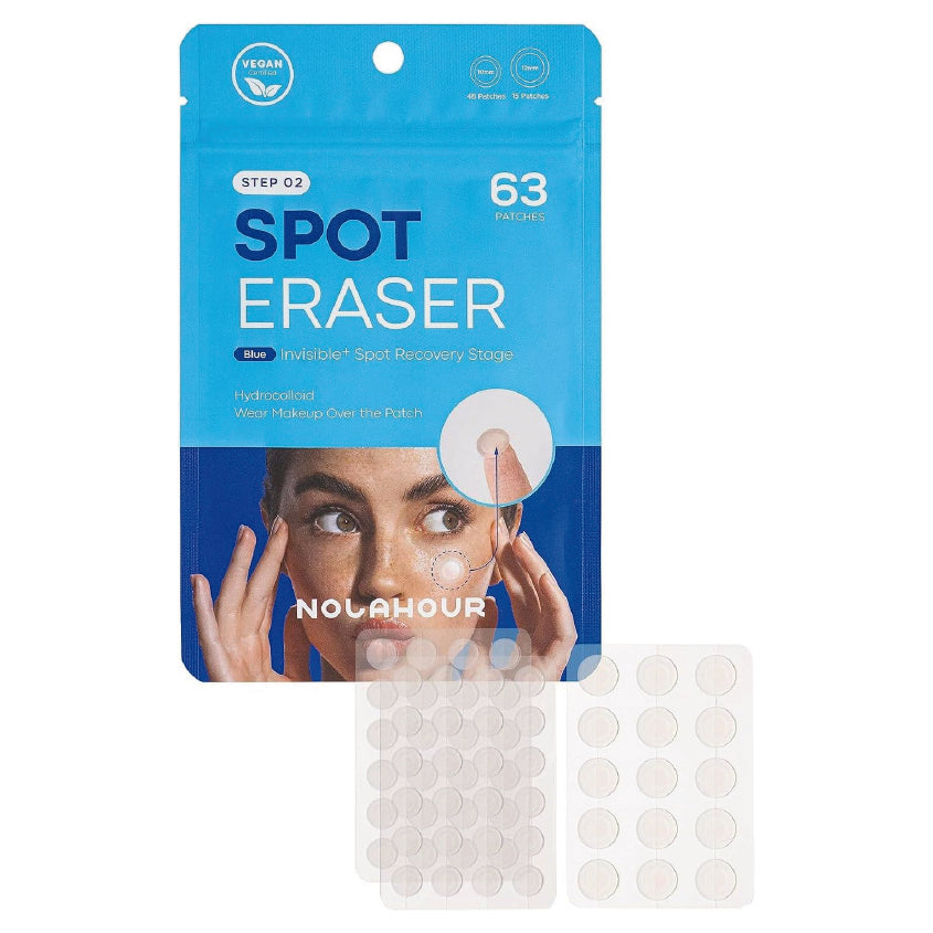 NOLAHOUR Spot Eraser Step 2 (Blue - Invisible + Spot Recovery Stage) 63 Patches