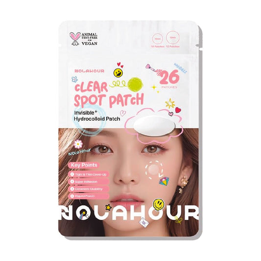 NOLAHOUR Pimple Clear Spot Patch (Treatment, Protects & Covers Acne Scars, Transparent) 26 Patches