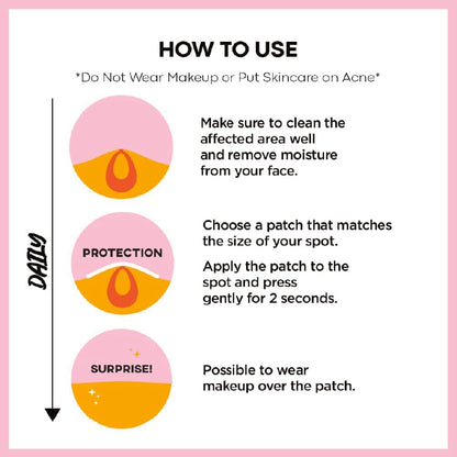 NOLAHOUR Pimple Clear Spot Patch (Treatment, Protects & Covers Acne Scars, Transparent) 26 Patches