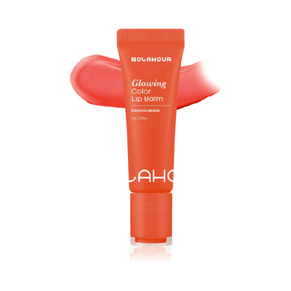 NOLAHOUR Glowing Color Lip Balm 0.35 Oz (Shining Berry)