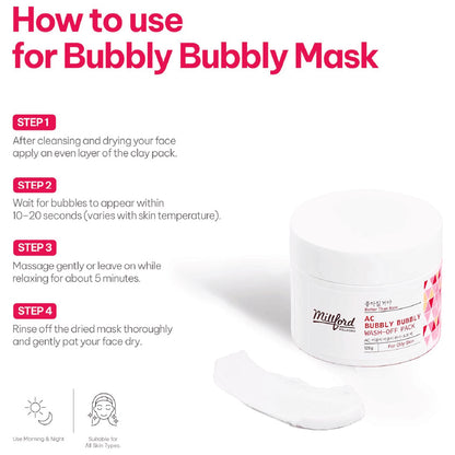 Millford AC Bubbly Bubbly Wash-Off Pack